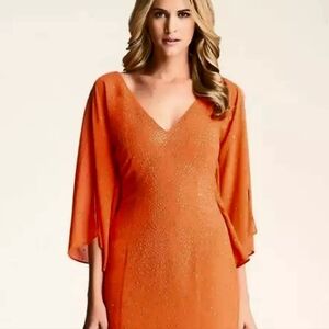 Bebe butterfly sleeve studded dress XS New